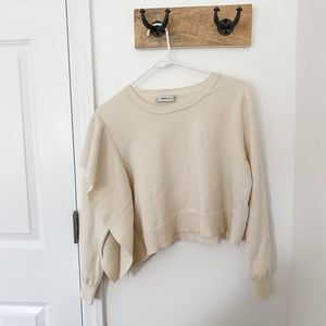 Zara cropped sweater